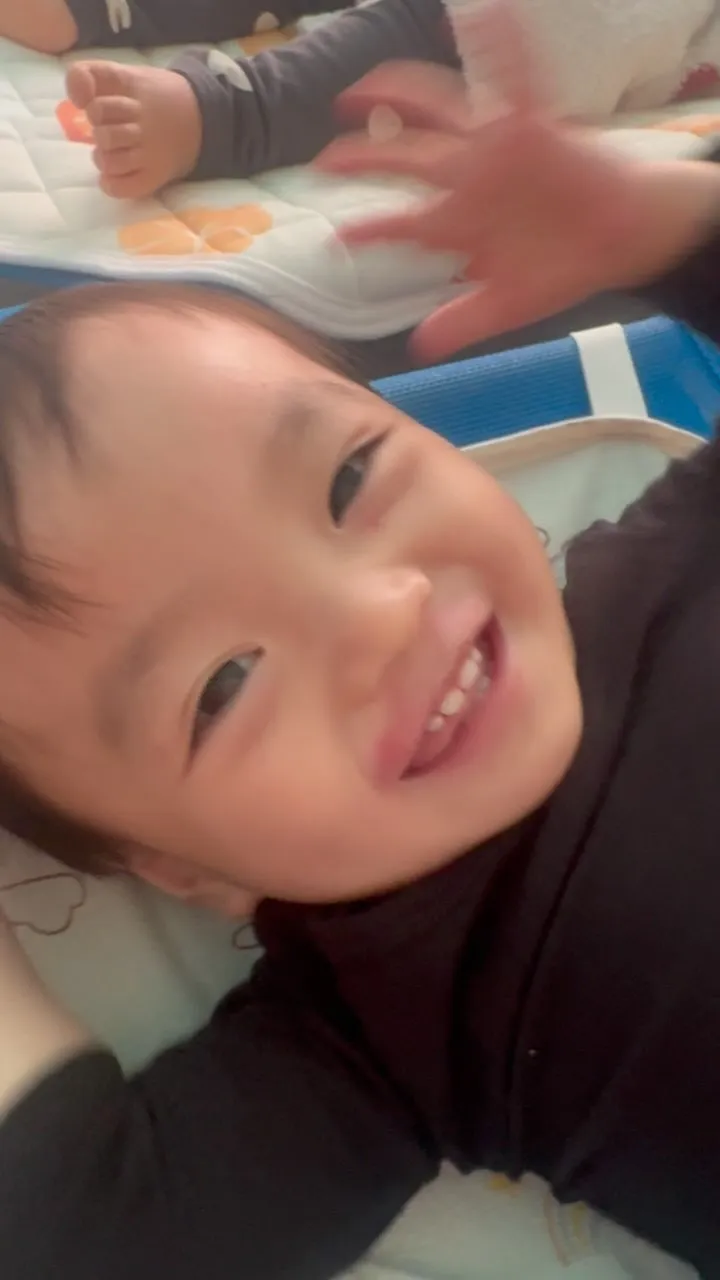 お昼寝の際のひとコマです😊