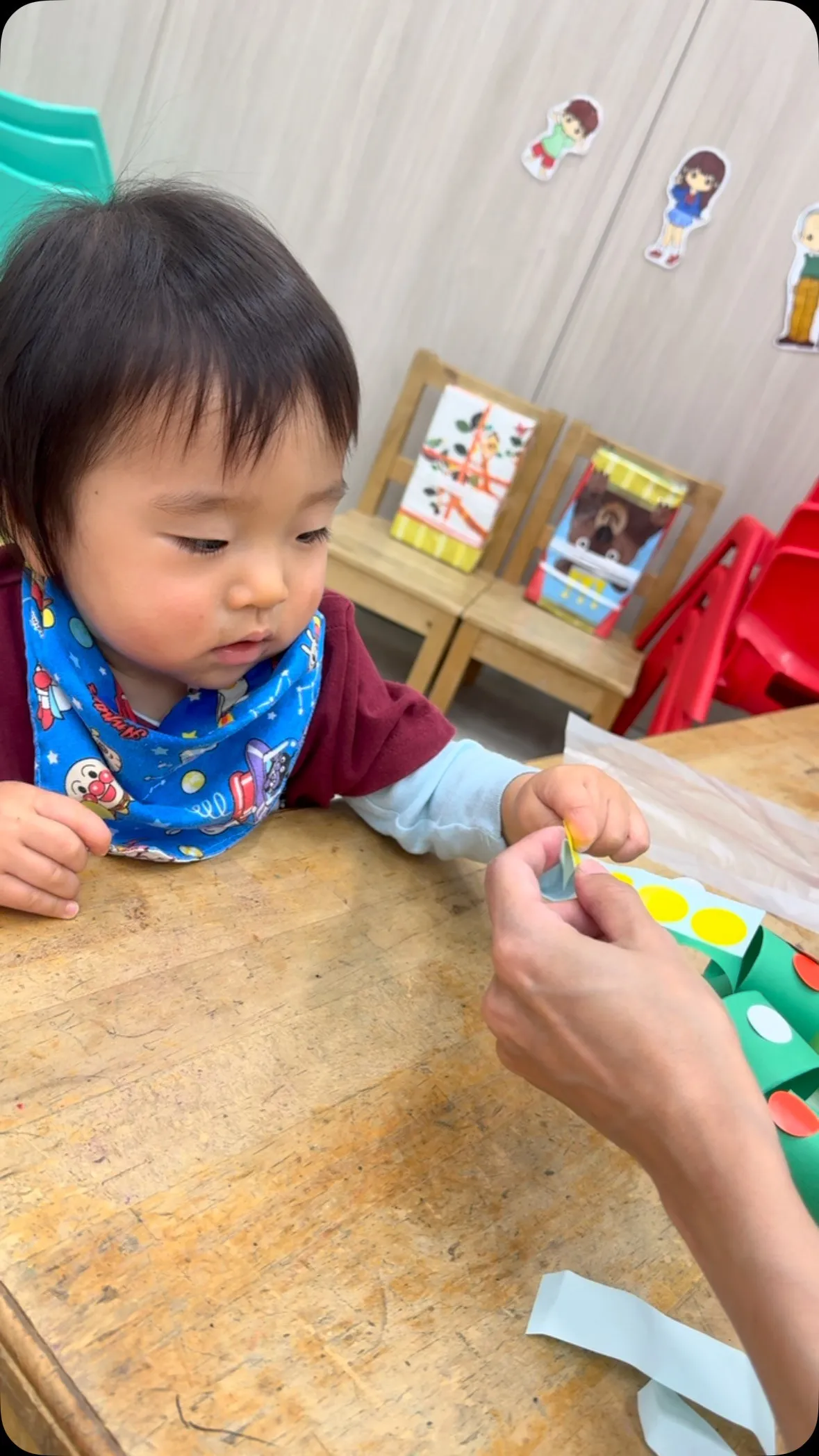 Pre1 classのクラフトの様子です✨