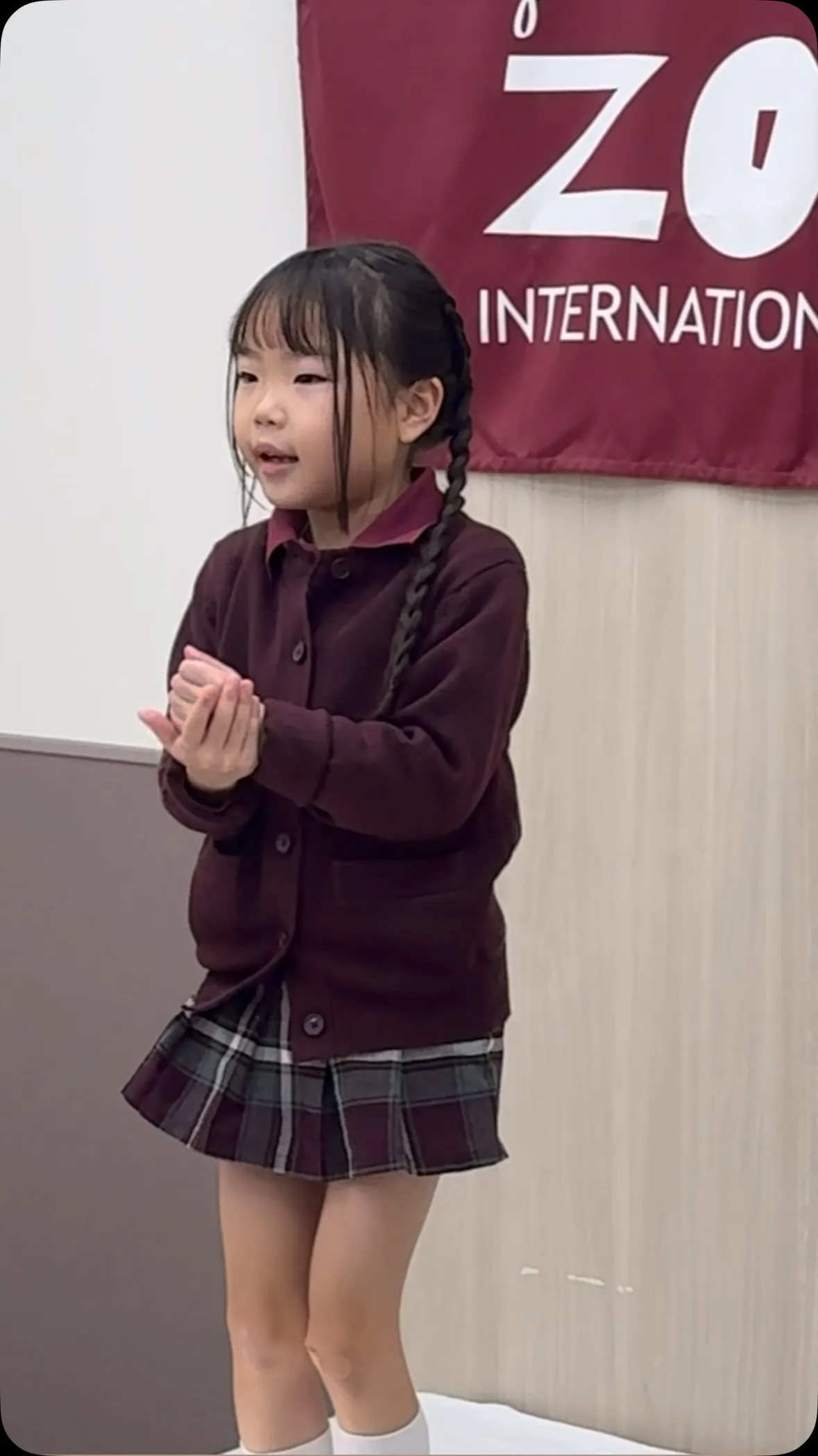 K3 Speech contestの様子です♪