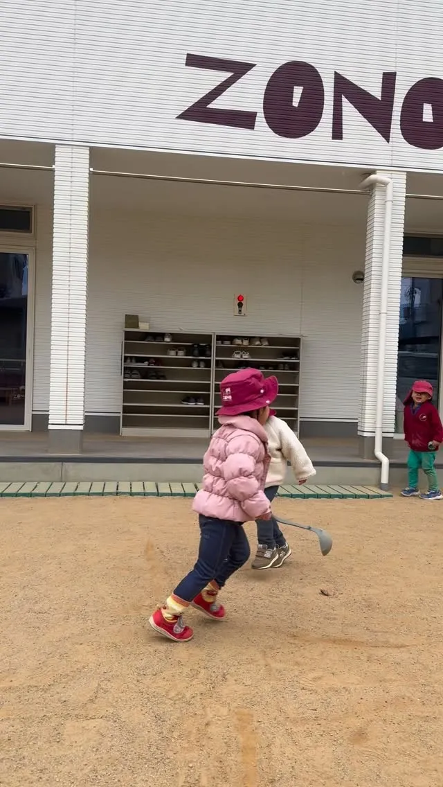 Preclassお外遊びの様子です😊✨✨