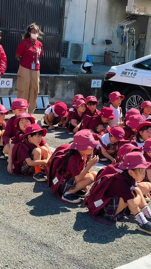 山科警察署見学の様子です。